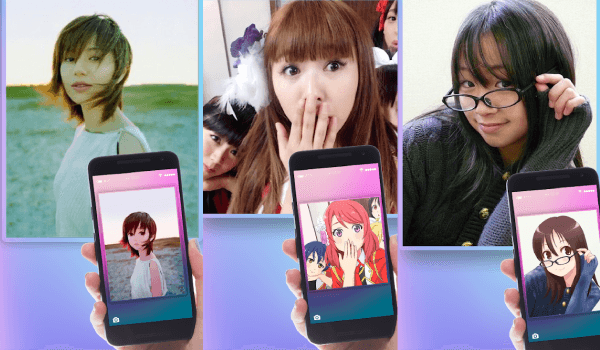 Anime Face Changer fotos de animes